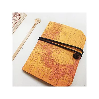 Zakka Life 筆記本-MAP（皮繩）