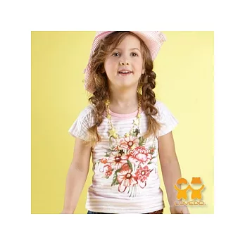 【LOVEDO-艾唯多童裝】繽紛花園 熱帶花朵短袖T恤-3號