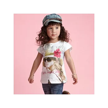 【LOVEDO-艾唯多童裝】繽紛花園 南國扶桑短袖T恤-3號