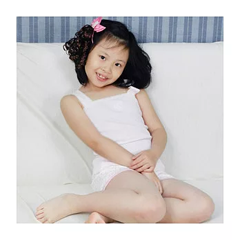 【anny pepe】女童方領背心_素面粉色_美國精梳純棉_110cm