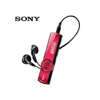 SONY Walkman數位隨身聽2GB(NWZ-B172F)送豆豆耳機(戀舞紅)