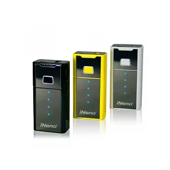 iNeno原廠6000mAh炫彩潮流鏡面行動電源-白色