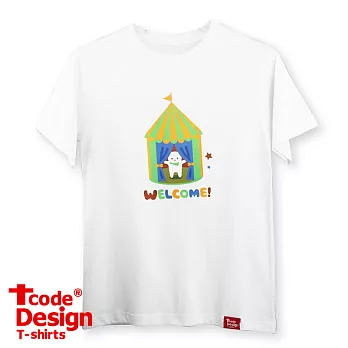 Tcode 0020【My Little Tent】普版M白色-美國棉T