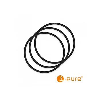 【i-pure能量三合一】繽紛活力手環-黑-17CM
