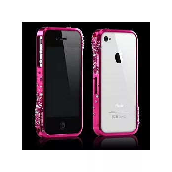 Esoterism Moat 肆 ♀ Ladies Bling Bling 120 iPhone 4S ＆ 4 鋁合金保護框（ Peach Glamour 魅桃紅）