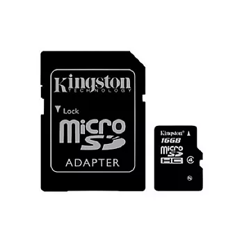Kingston 金士頓 16GB MicroSDHC Class 4 記憶卡 送 保護貼