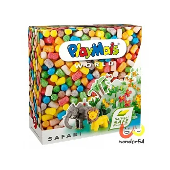 Playmais 玩玉米創意黏土主題禮盒-非洲草原