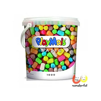 Playmais玩玉米創意黏土超值桶純食用材料（