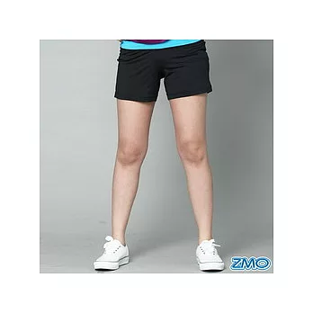ZMO 柔膚散熱排汗舒適短褲(SS052BL)(黑/藍)L號