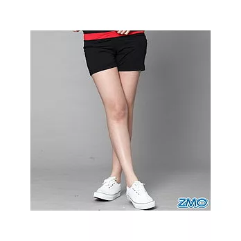 ZMO 柔膚散熱排汗舒適短褲(SS052BR)(黑/紅)L號