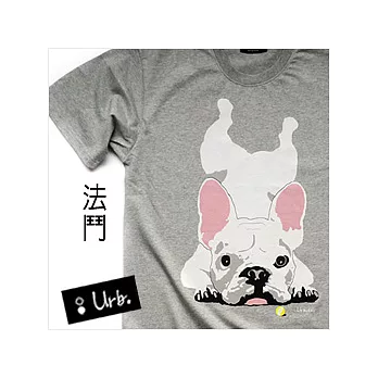 ：Urb.【法鬥 八逗(跌倒)】男/灰/T恤/M