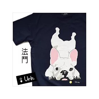 ：Urb.【法鬥 八逗(跌倒)】男/深藍/T恤/M