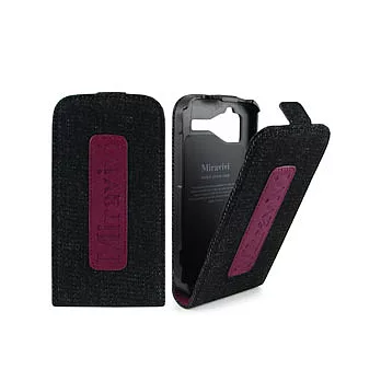 MiraviviHTC Sensation/XE 個性牛仔上掀皮套-紅