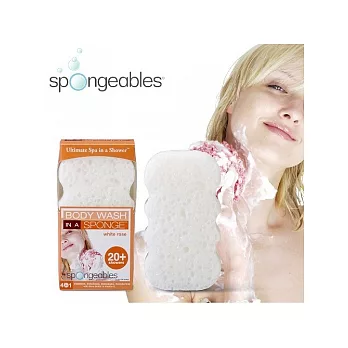 【Spongeables】 思邦綺香氛泡泡 身體系列-熱情白玫瑰100g