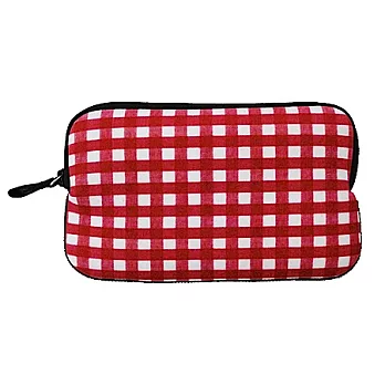 GYMS PAC 5-6吋小格紋保護套-紅格