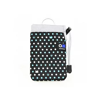 Kenko Aosta chou chou系列 小型數位相機袋/手機袋(綠色小貓)