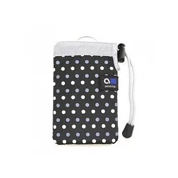 Kenko Aosta chou chou系列 小型數位相機袋/手機袋(灰色圓點)