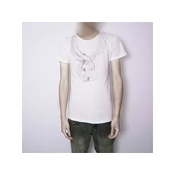 【IAN】兔子降落 男裝 有機棉短袖T L號 Organic Cotton