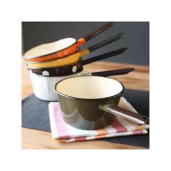 Emalia Olkusz 琺瑯牛奶鍋（橄欖綠）