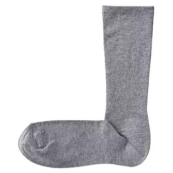 [MUJI 無印良品]男棉混左右辨識直角襪灰色
