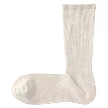 [MUJI 無印良品]男棉混左右辨識直角襪原色
