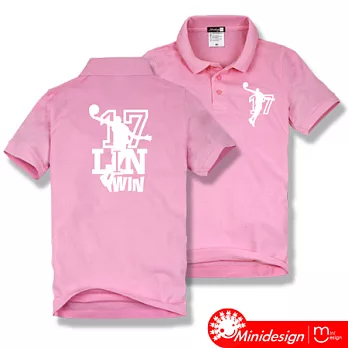 【Minidesign】LINWIN POLO衫-淺粉-S