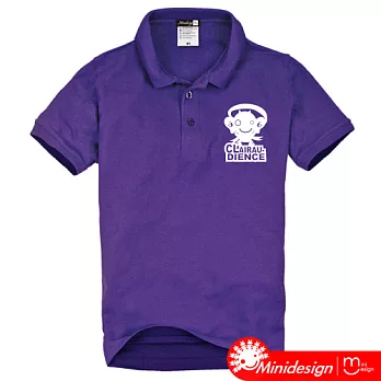 【Minidesign】順風耳公仔POLO衫-紫色-S