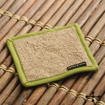 原色 秋栗純棉厚織杯墊