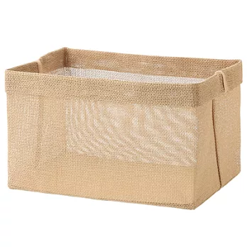 [MUJI 無印良品]紙編收納籃/長方形/中