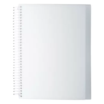[MUJI 無印良品]PP封面可換附袋筆記本/A5.90頁