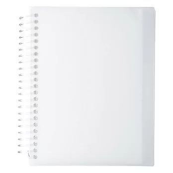 [MUJI 無印良品]PP封面可換附袋筆記本/A6.90頁