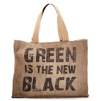 【KK Jute Bag 潮麻包】綠色狂潮新名詞-肩背手提二用包
