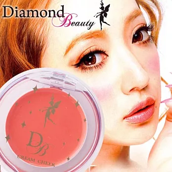 Diamond 鑽石美人腮紅霜-蜜桃粉