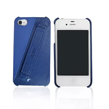 卡樂創意KaloDesignEasy Hold雙色皮革保護殼藍色