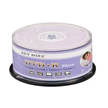 KEY DATA 花藤 16X DVD+R 20片桶