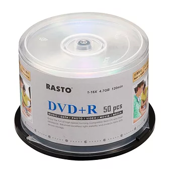 RASTO 精靈版 16X DVD+R 200片桶