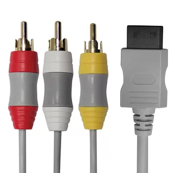 Wii 專用AV視訊線灰色