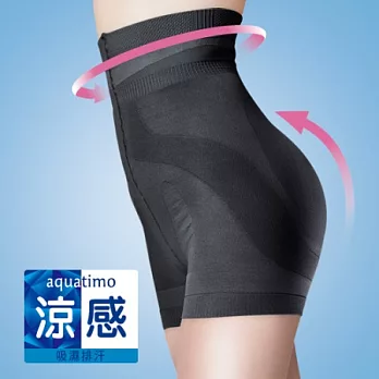 【Bast芭絲媞】塑身涼感一分褲_經典黑 XL經典黑