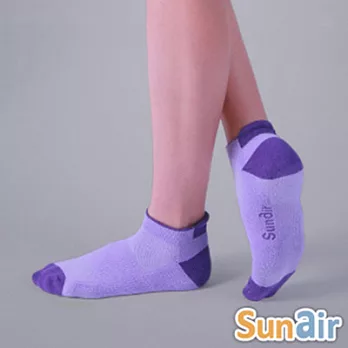 sunair 第三代健康除臭襪 標準型運動船襪 (深紫+淺紫)