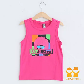 【LOVEDO艾唯多童裝】舞力全開背心 (桃)95桃色