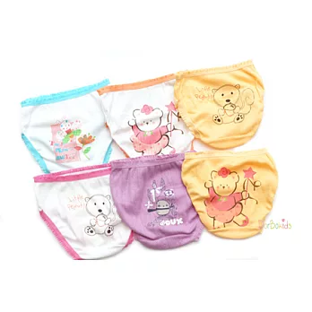 【Dorbokids 】可愛卡通女童內褲(不挑款)6入110S