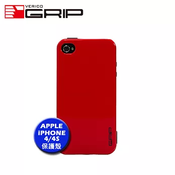 Verico GRIP IPHONE 4/4S SOILD COATED 保護殼 (烈焰紅)