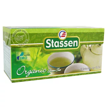 《Stassen》司迪生有機栽培花芯綠茶(2g*25茶袋/盒)