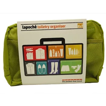 Lapoche個人旅行盥洗包(大)綠色