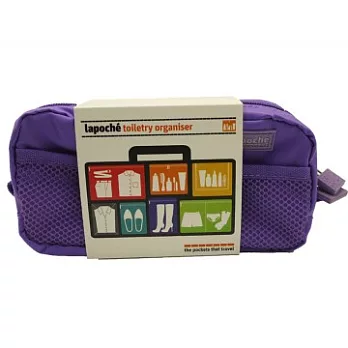 Lapoche個人旅行盥洗包(小)紫色