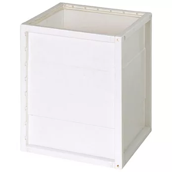 《白色意念》萬用長形收納置物箱1入