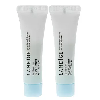 LANEIGE 蘭芝 4合1清新潔面乳(10ml)*2入-可超商取貨