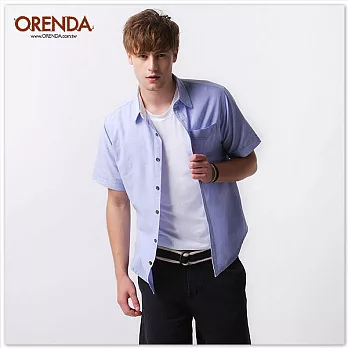 ORENDA 經典百搭牛津襯衫S水藍