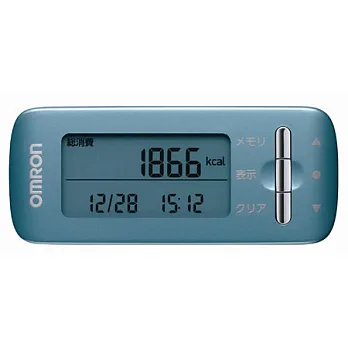 日本歐姆龍OMRON計步器 HJA-306G水藍色