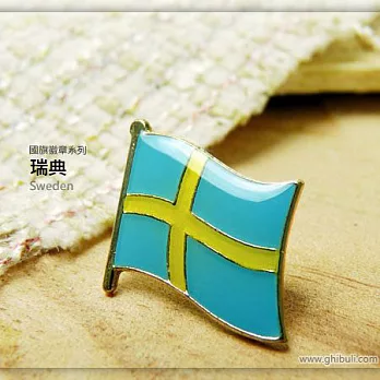 【國旗商品創意館】瑞典徽章4入組